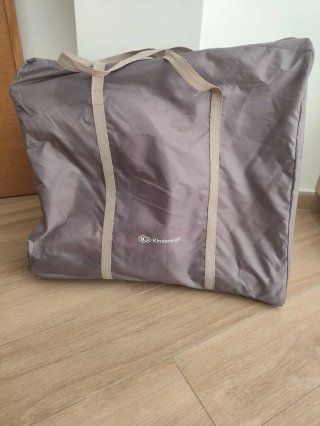 Mini cuna viaje portátil gris para bebé