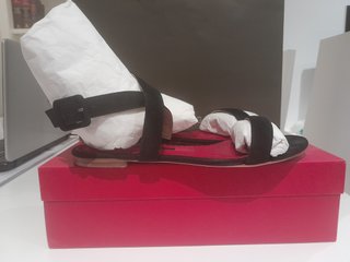 Sandalias CH Ante Negro Talla 39