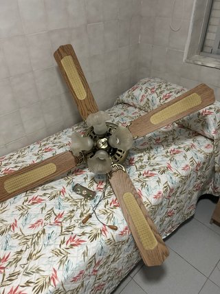 Ventilador de Techo Madera y Metal