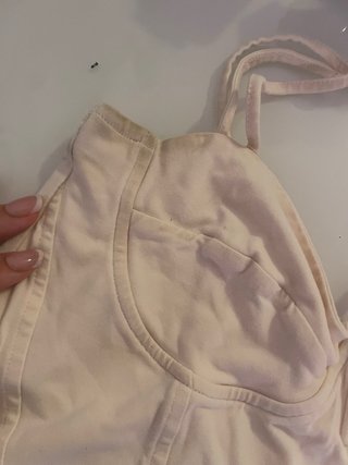 Top Corset Bershka Beige XS