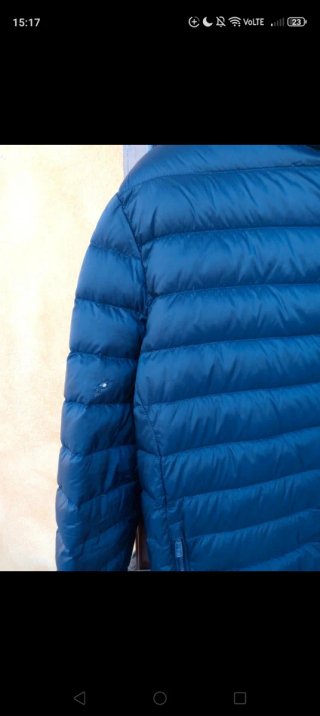 Piumino Ciesse  Blu Piccolo buchino braccio dx