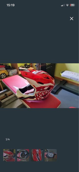 Casco MTB Rojo Kali Protectives