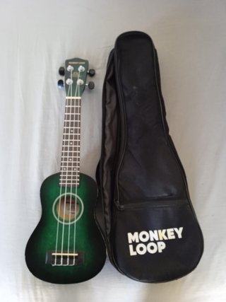 Ukelele Soprano Monkey Loop Verde
