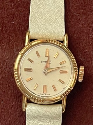 Reloj Eberhard chapado oro mujer vintage