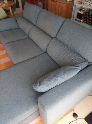 Sofá modular  con chaiselongue Eskilstuna de ikea