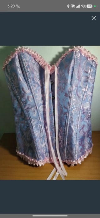 Corsé Lila Estampado Talla Única