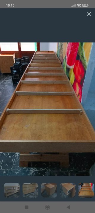 Expositor Frutería Madera