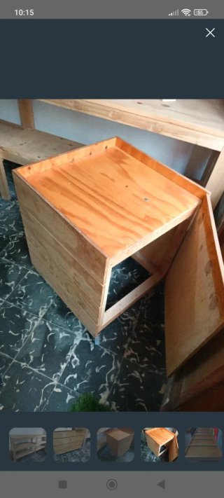 Expositor Frutería Madera
