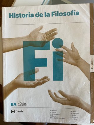 Historia de la filosofía Bachillerato 2