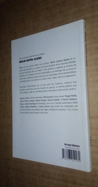 Libro Berlin Capital Alaska Lou Reed