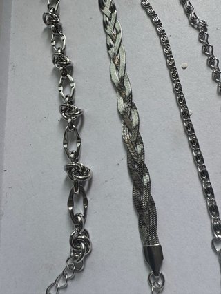 Set 5 bracciali acciaio inossidabile