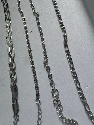 Set 5 bracciali acciaio inossidabile