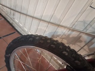 Bicicleta Plegable Roja