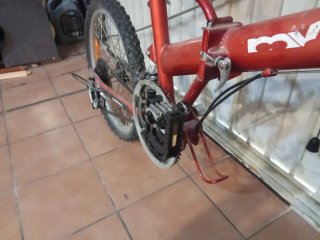 Bicicleta Plegable Roja