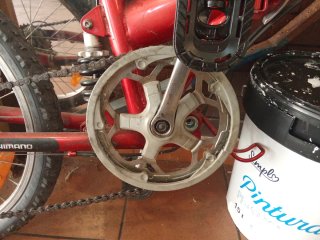 Bicicleta Plegable Roja