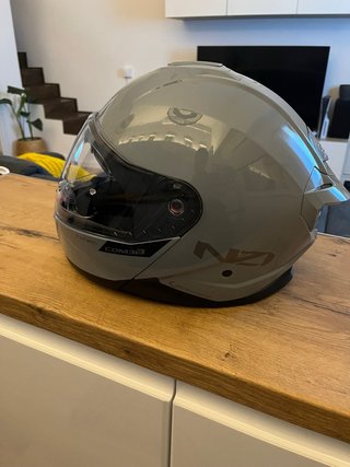 Casco Nzi Comb3 Gris talla xs