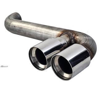 TUBO DE ESCAPE DOBLE PARA MINI ONE COOPER F56 F57 LOOK JCW