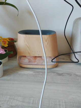 Lámpara Sal Himalaya Humidificador Aromaterapia
