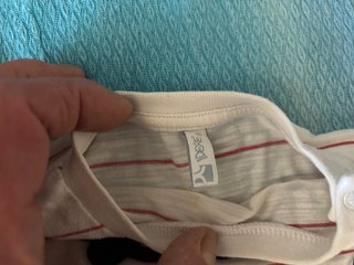 Idexe Maglietta bimbo 12 mesi righe rosse