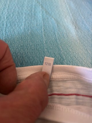 Idexe Maglietta bimbo 12 mesi righe rosse