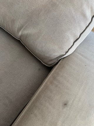 Sofá 2 plazas Ikea Beige Tela
