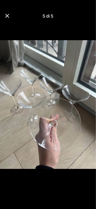 Set 6 Bicchieri Margarita/Martini Ikea