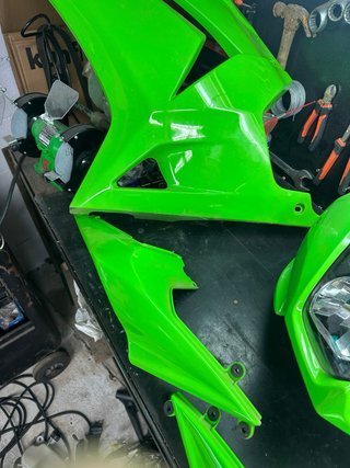Carenagem Kawasaki Ninja 250R 2008 Verde