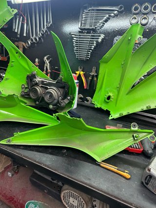 Carenagem Kawasaki Ninja 250R 2008 Verde
