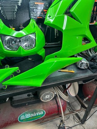 Carenagem Kawasaki Ninja 250R 2008 Verde
