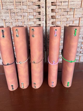 Cuadernos de notas de cuero sintético Tamaño A6
