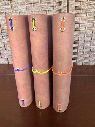 Cuadernos de notas de cuero sintético Tamaño A6