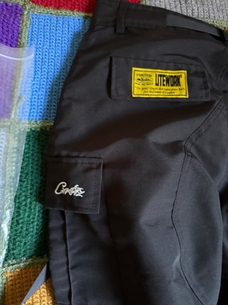 Corteiz Cargo Pants Negros