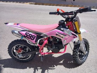 Minimoto Motocross  Rosa