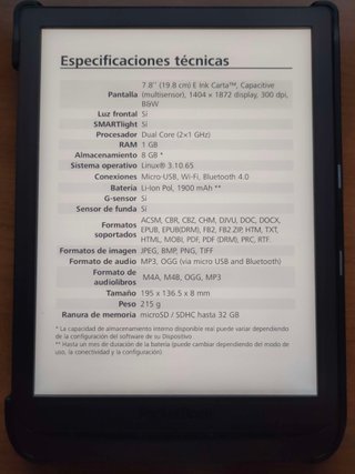 PocketBook InkPad 3, Lector Ebook, 8 pulgadas