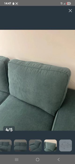 Sofá IKEA KIVIK modular rinconera + Puff