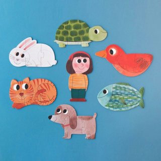 Puzzle Londji I LOVE my Pets 7 Puzzles