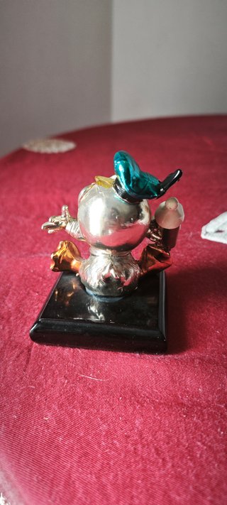 Paperino Baby Argento 925 Statuetta Disney Vintage