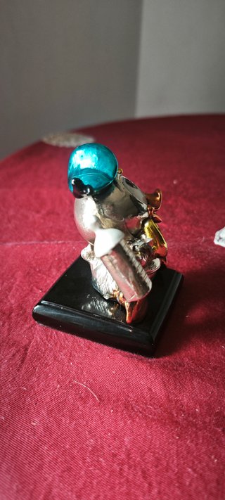 Paperino Baby Argento 925 Statuetta Disney Vintage