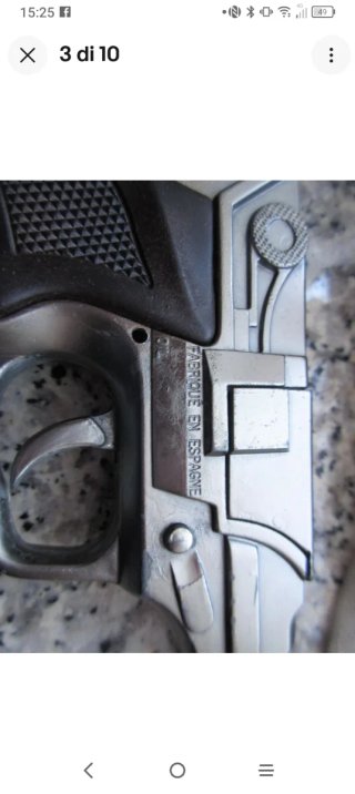 Pistola Giocattolo Gonher N124 Cap Metal