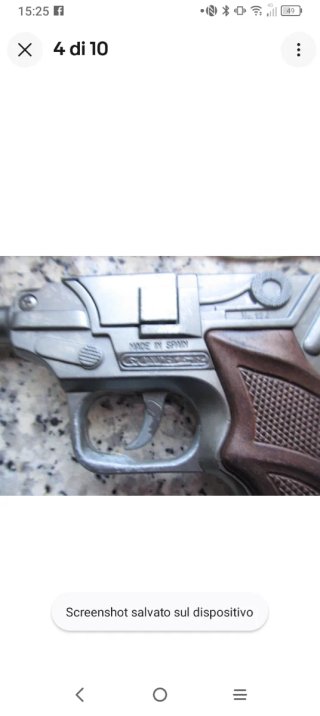 Pistola Giocattolo Gonher N124 Cap Metal