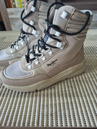 Botas Pepe Jeans Beige Talla 38