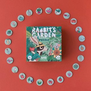 Puzzle Londji Jardín de Conejos 24 piezas