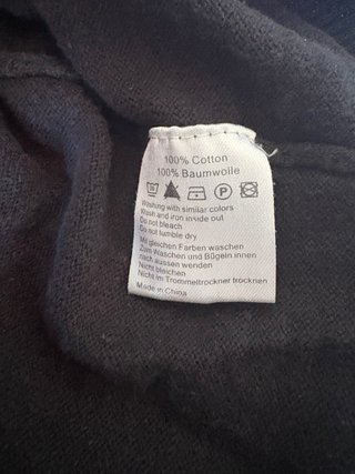 Jersey Brandit cuello pico negro Talla XL