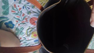 Bolso Bimba y Lola Negro Piel Grabada