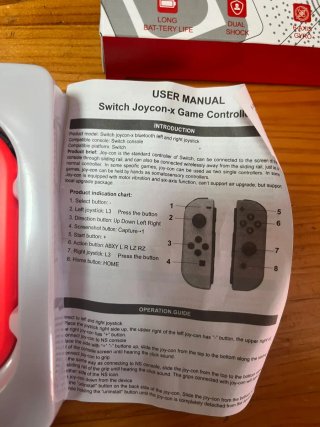 Mando J-C PAD (L)/(R) Azul y Rojo