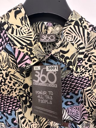 Camisa vintage multicolor XXL