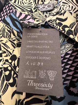 Camisa vintage multicolor XXL