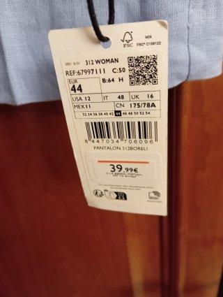 Traje de pantalón azul