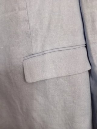 Traje de pantalón azul