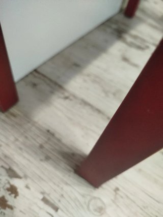 Mueble chino rojo con cajones
